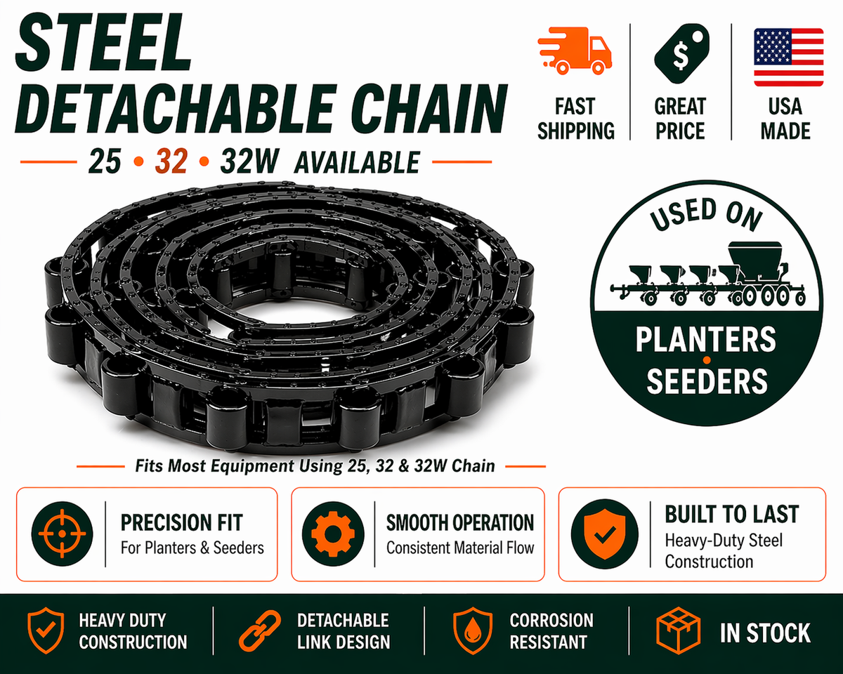 Steel Detachable Chain For Planters and Seeders
