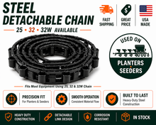 25 Steel Detachable Chain - USA Made 10' Coil