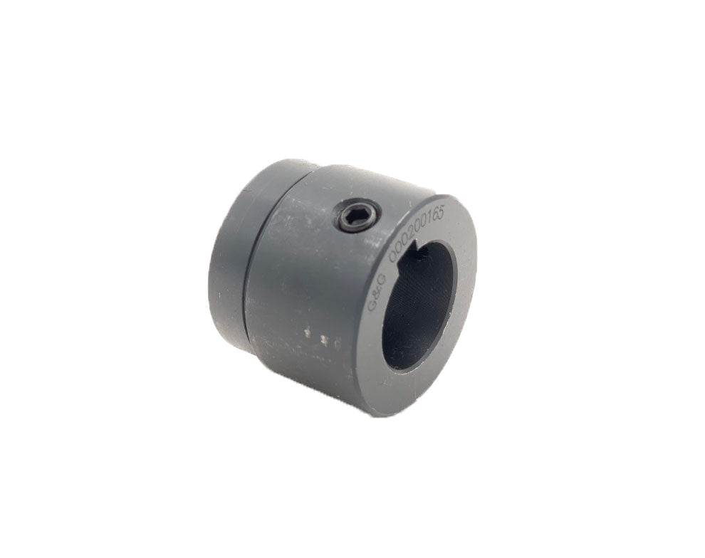 W Series Weld On Hub | 1" Bore, Keyway, 2 Set Screws
