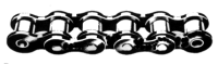 08B-2 BRITISH STANDARD DOUBLE ROLLER CHAIN-10'