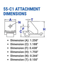 55 C1 Attachment Link - USA Made Steel Detachable Chain