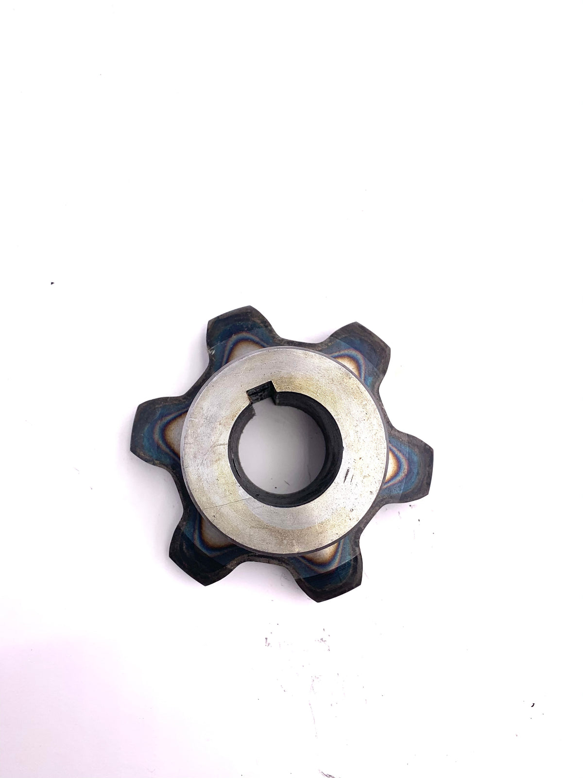 667XB6 Steel Pintle Chain Sprocket - 6 Tooth with 1-1/2" Bore and Keyway