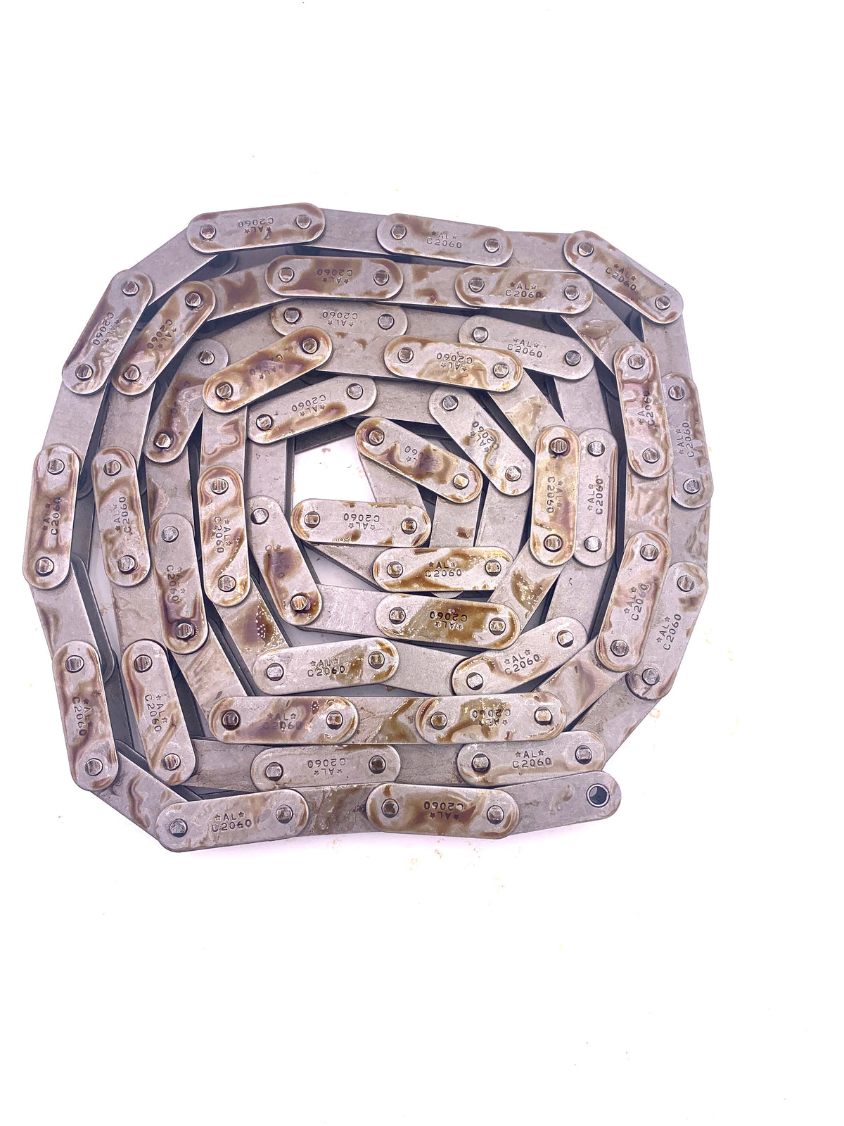 C2060 Double Pitch Conveyor Chain - 10' Coil with Connector Link | ANSI Agricultural Chain