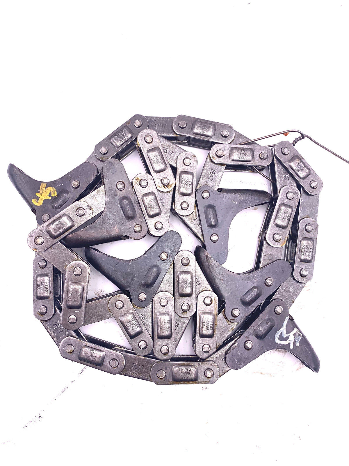 CASE-IH Gathering Chain | CA555-48-C3E-6 | OEM 84284709 | Chrome Pins | USA Made