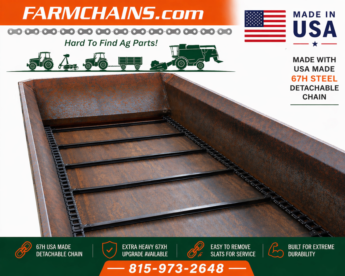 Frontier MS1112 Manure Spreader Apron 67H Steel Detachable Chain