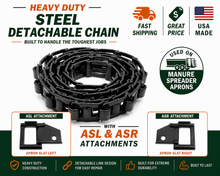 67H Steel Detachable Chain - USA Made 10' Coil