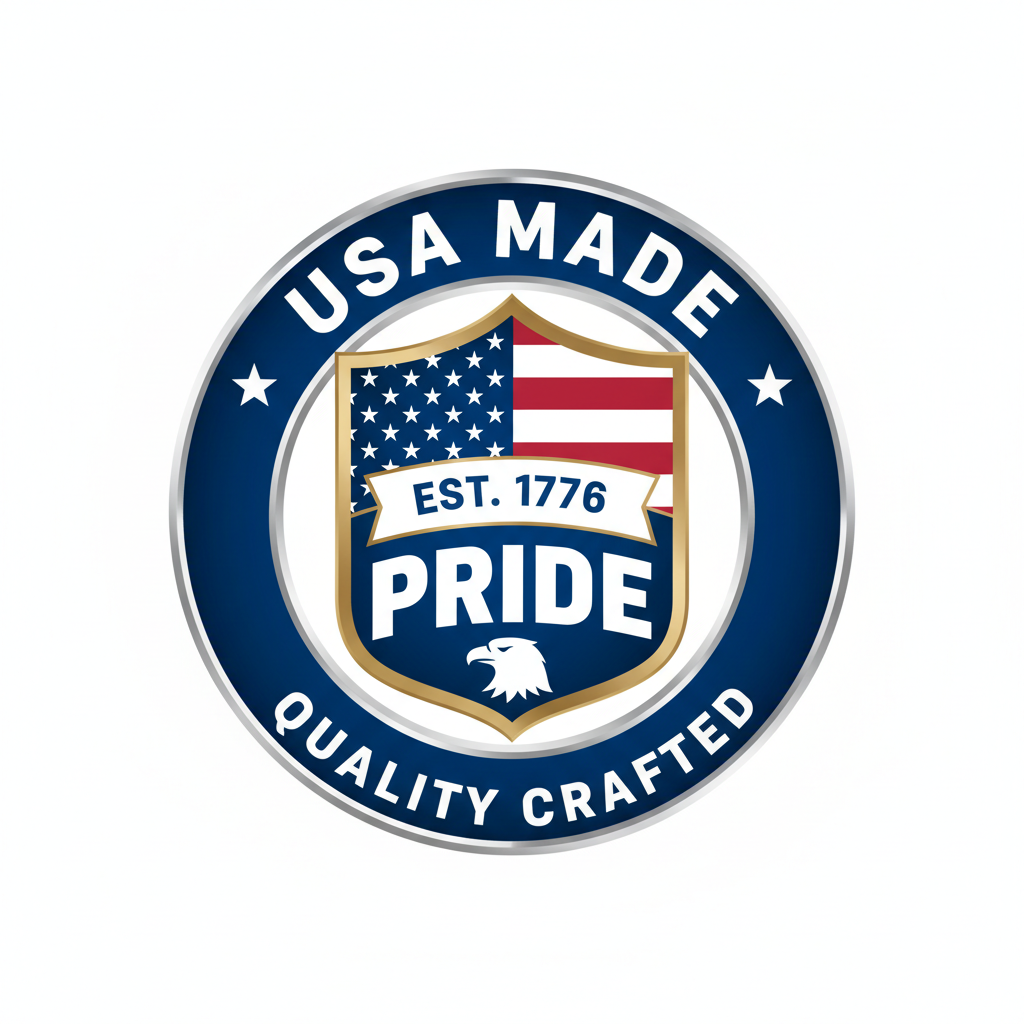 USA Made Badge - American Flag