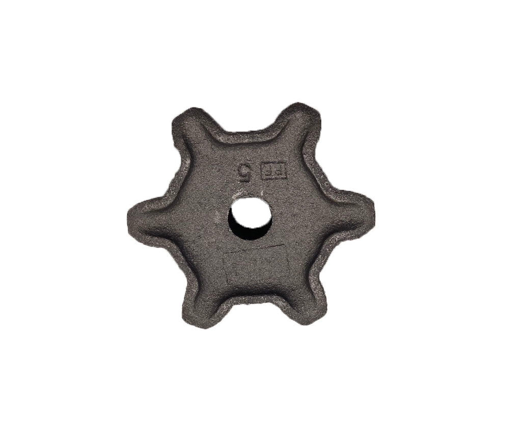 55X6 Cast Iron Sprocket - 6 Tooth for 55 Steel Detachable Chain