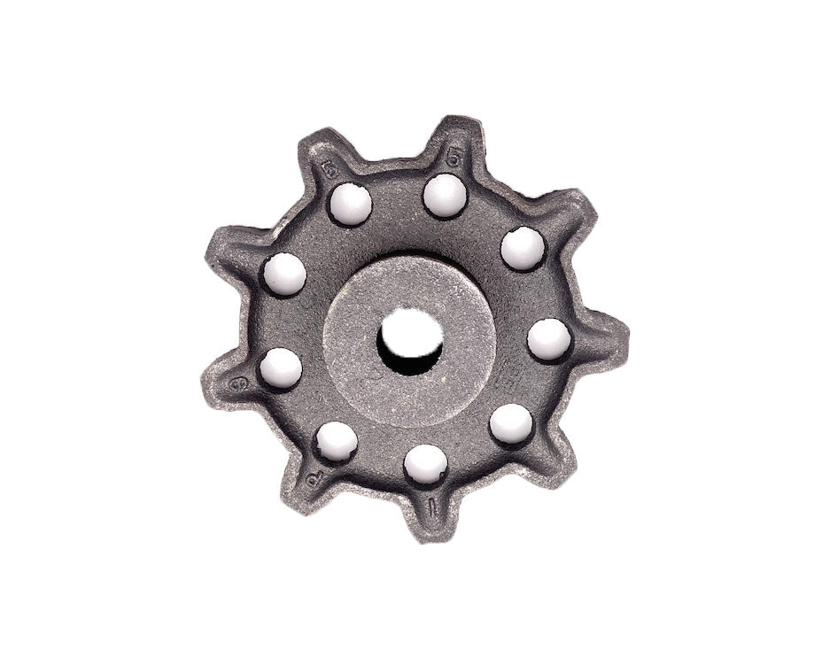55X9 Cast Iron Sprocket - 9 Tooth for 55 Steel Detachable Chain