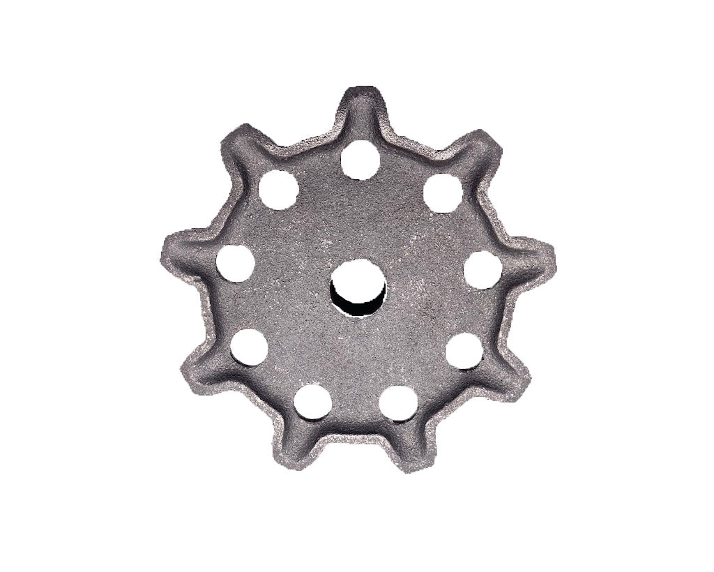 55X9 Cast Iron Sprocket - 9 Tooth for 55 Steel Detachable Chain