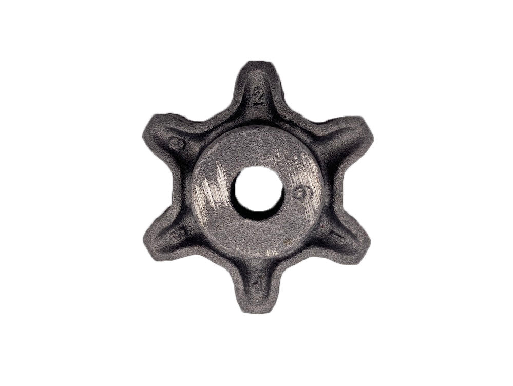 62X6 Cast Iron Sprocket - 6 Tooth for 62 Steel Detachable Chain