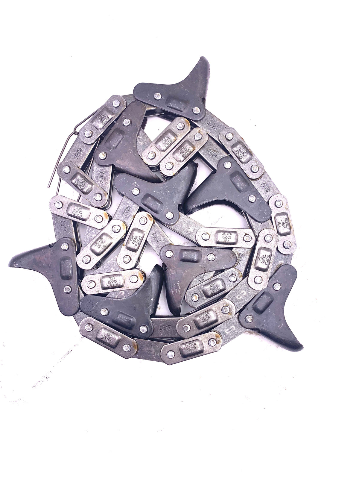 CASE-IH Gathering Chain | CA555-48-C6E-8 | OEM 86978515 | Chrome Pins | USA Made