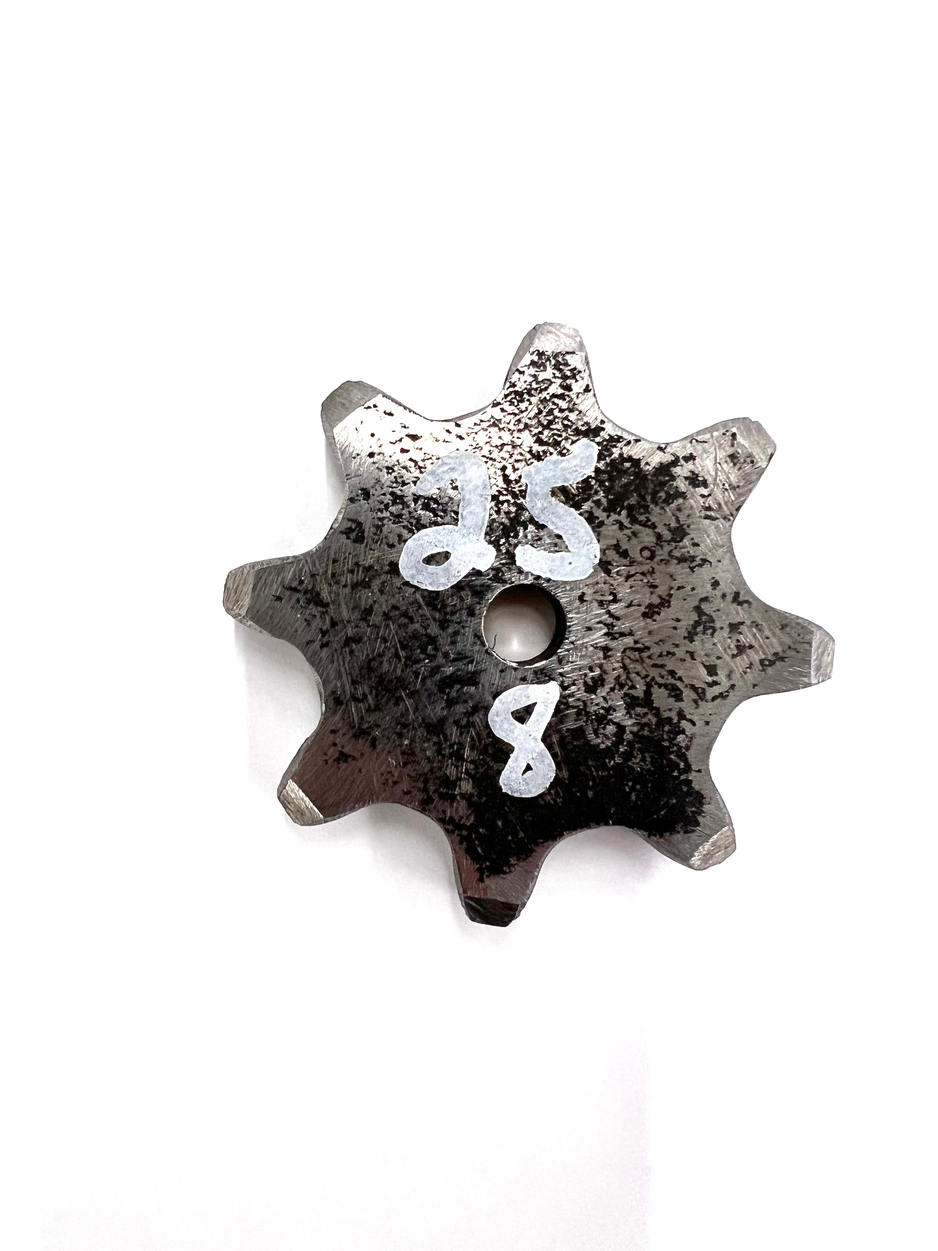 USA Made Steel Sprocket - 25 Steel Detachable Chain - 8 Tooth Type A
