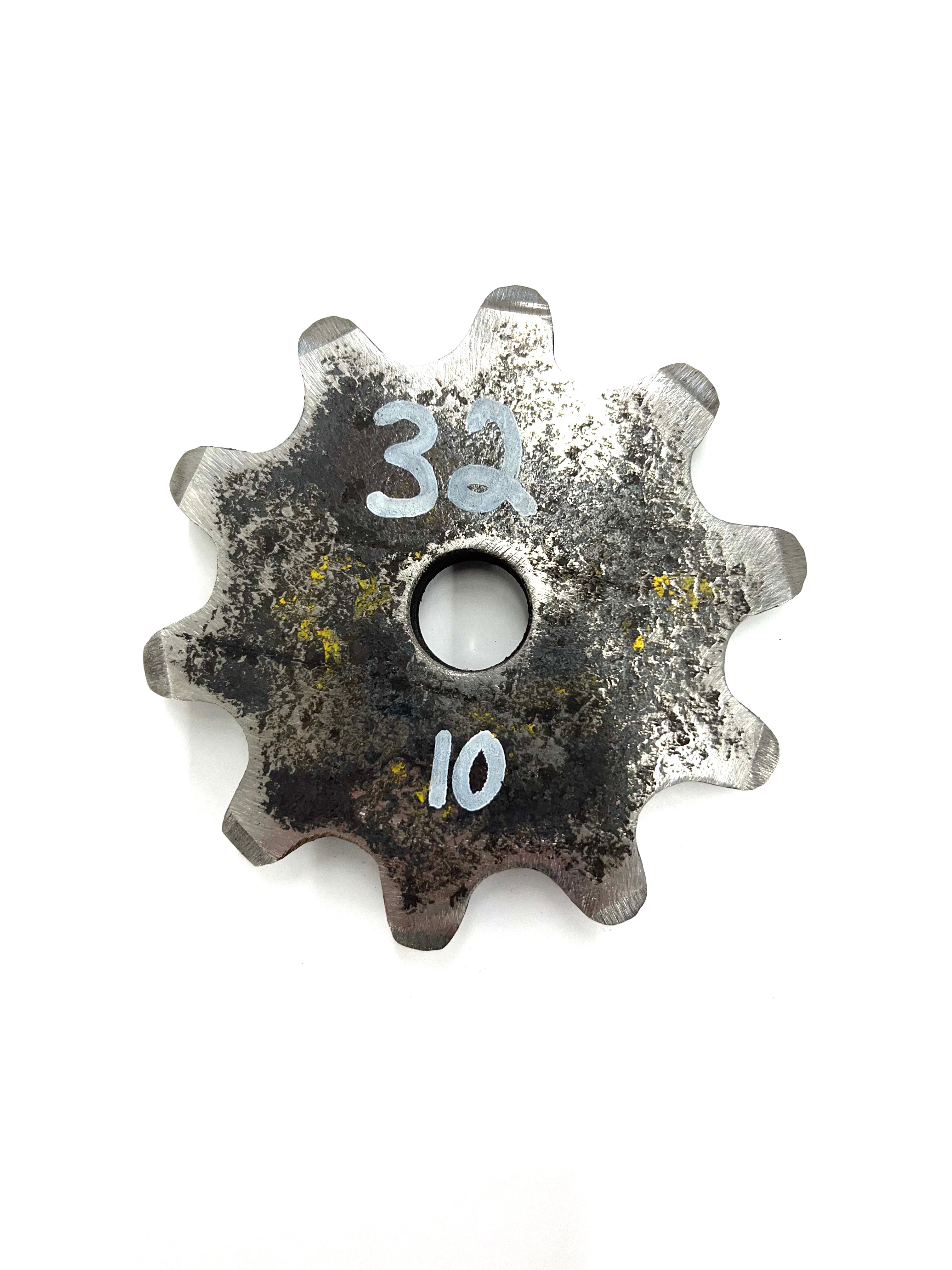 USA Made Steel Sprocket - 32 Steel Detachable Chain - 10 Tooth Type A