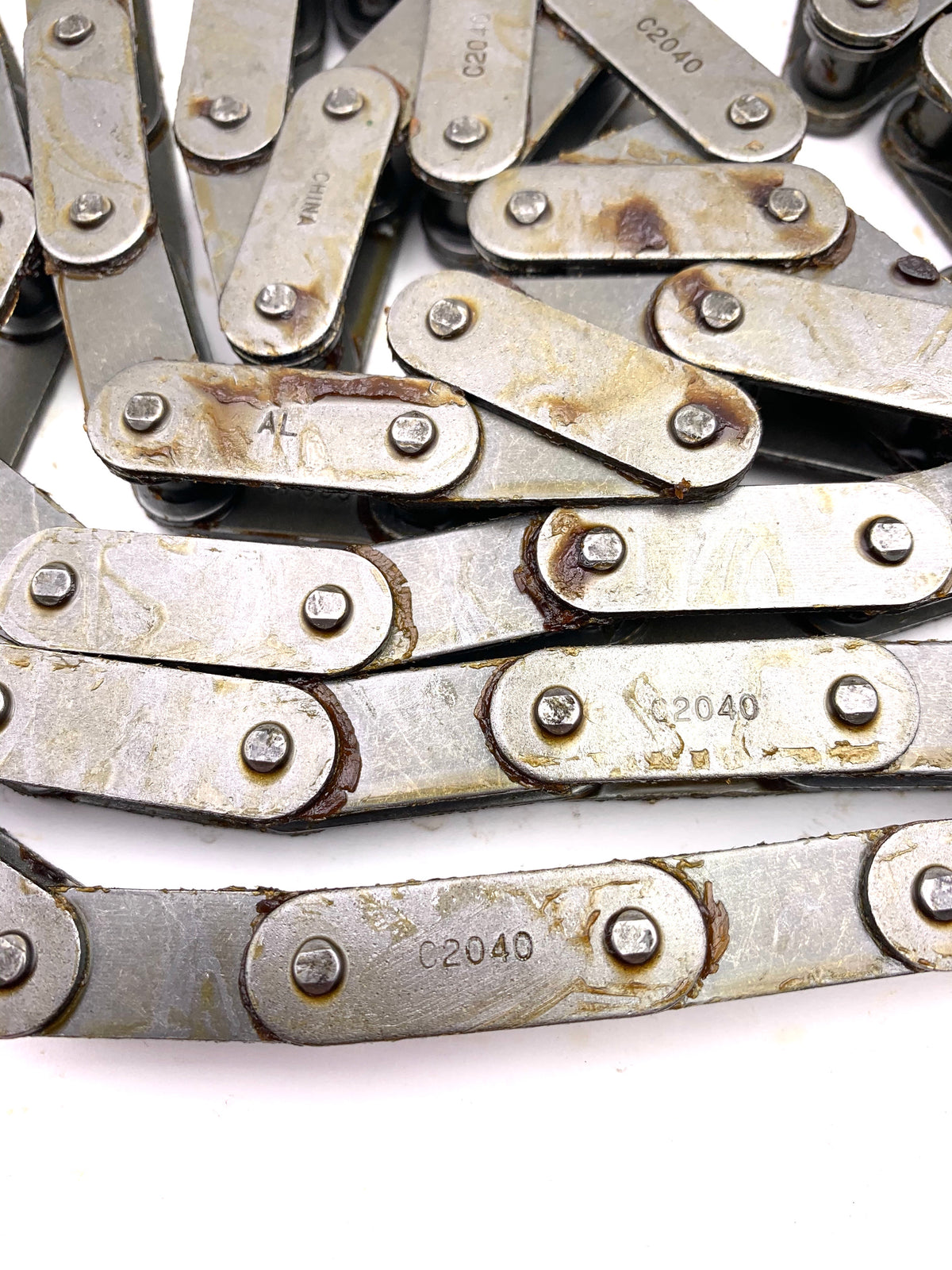 C2040 Double Pitch Conveyor Chain - 10' Coil with Connector Link | ANSI Agricultural Chain